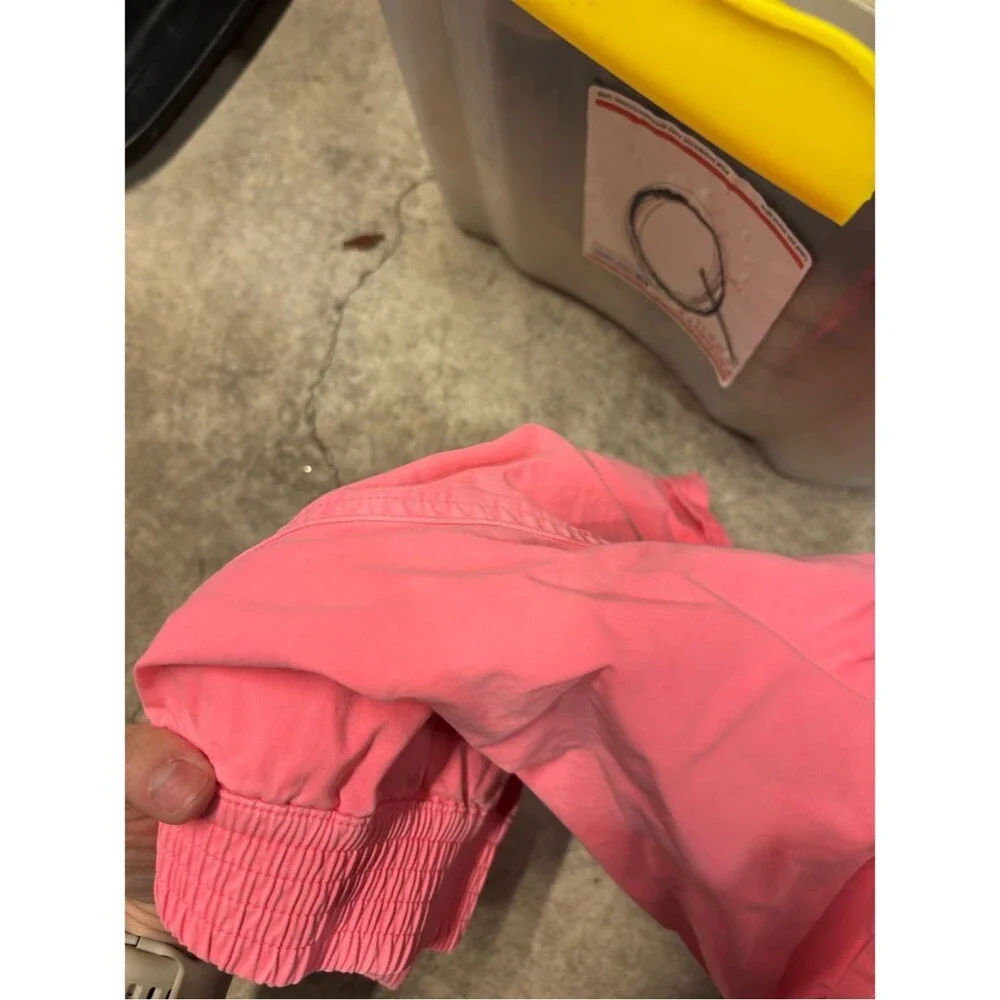 Vineyard Vines cotton blend Neon Pink Elastic Waist Shorts small casual summer